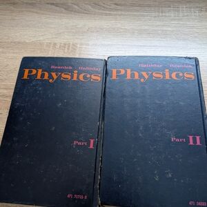Vintage Books Physics Part I And Physics Part II by Resnick and Halliday